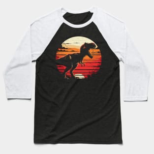 Dinosaur T-Rex Retro Novelty Men Kids Women Funny Dinosaur Baseball T-Shirt